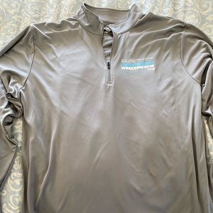 NWOT Long sleeve half zip workout shirt